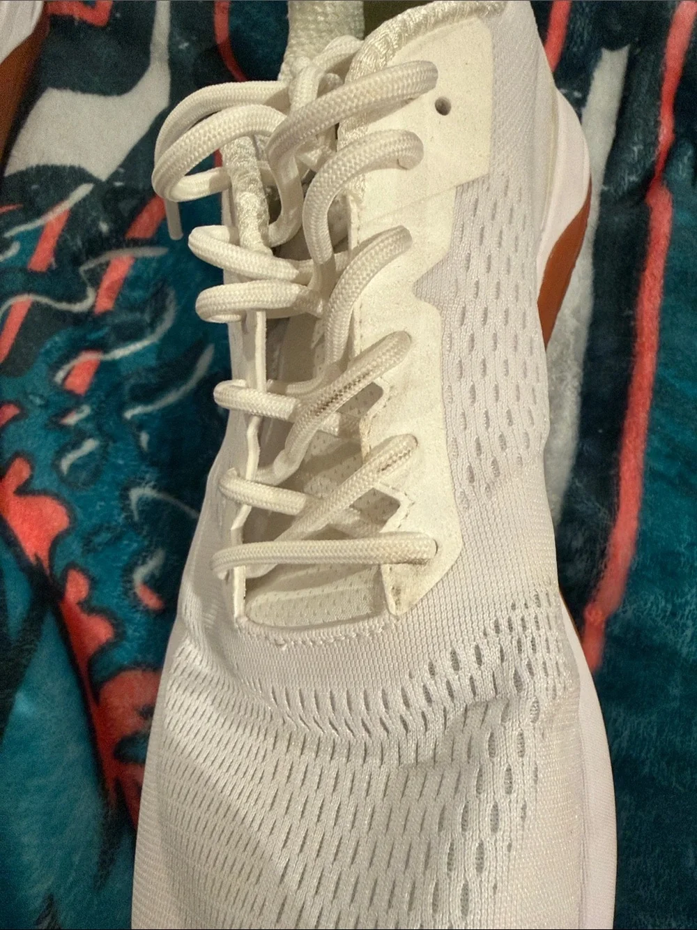 Men's Bright White Sneakers with Gum Sole